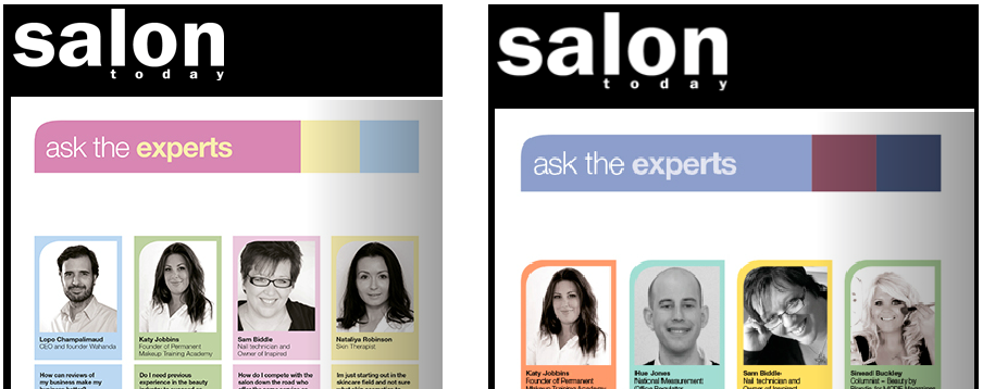 Katy Jobbins Regularly Features in the Salon Today Magazine on the Ask the Expert Panel