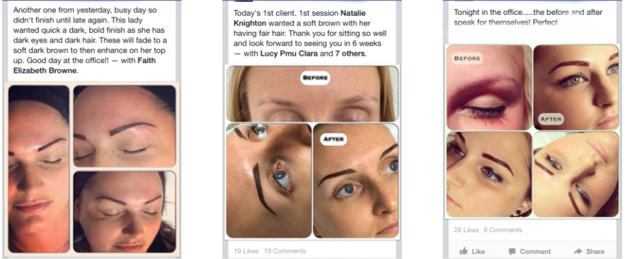 Students of the Permanent Makeup Training Academy Send in Images of their fine work to show how well they are getting on in Permanent Makeup post training