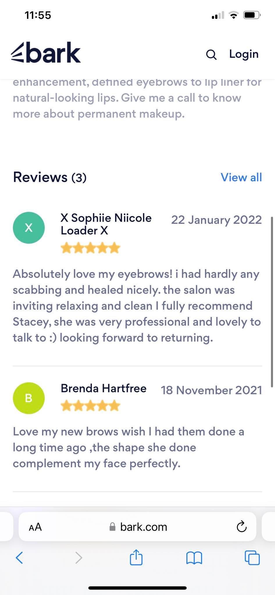 Stacey client reviews 1