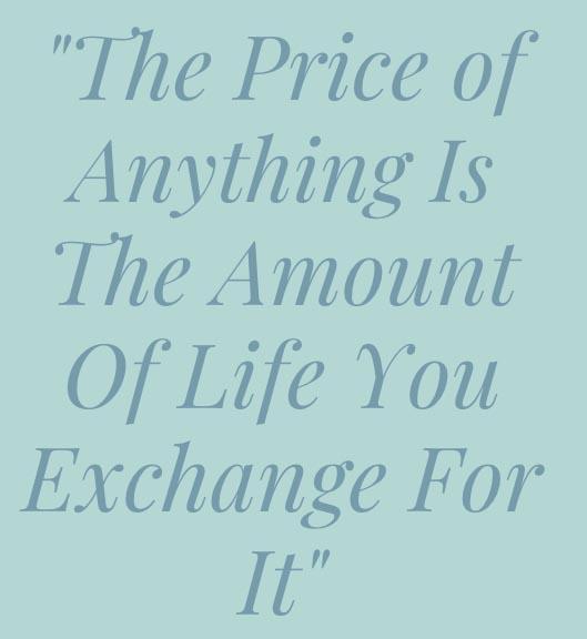 Price of Anything Quote