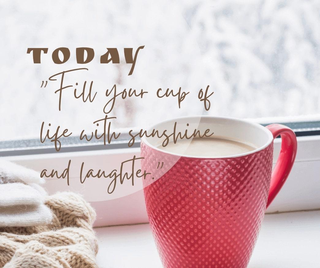 Fill your cup before serving others quote