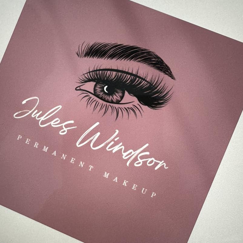 Jules logo & branding for her new permanent makeup business