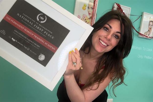 Katy Jobbins National Winner at the 2024 UK Hair and Beauty Awards